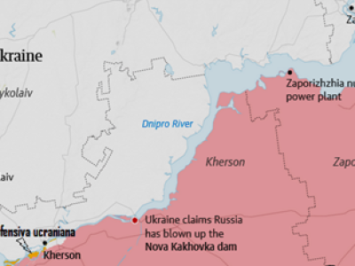 UKRAINE – Where is the Nova Kajovka dam and what has happened to it?